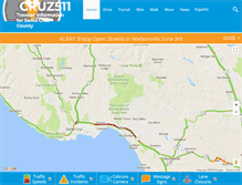Tablet Screenshot of cruz511.org